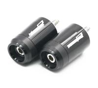 2 Piezas Tapón para Manillar De Moto，Motocicleta Mango antivibración Bar Extremo de tapón Extremos para BMW K1200R K1200 R Motorcycle Universal-Black