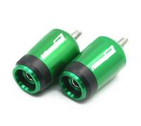 2 Piezas Tapón para Manillar De Moto，Motocicleta Mango antivibración Bar Extremo de tapón Extremos para BMW K1200R K1200 R Motorcycle Universal-Green