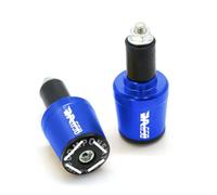 2 Piezas Tapón para Manillar De Moto，Motocicleta Mango antivibración Bar Extremo de tapón Extremos paraSuzuki DR650 DR 650 S SE Bandit Universal 7/8" 22MM-Blue
