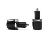 2 Piezas Tapón para Manillar De Moto，Motocicleta Mango antivibración Bar Extremo de tapón Extremos para Yamaha FZ6 FAZER FZ6R FZ 6-Titanium