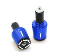 2 Piezas Tapón para Manillar De Moto，Motocicleta Mango antivibración Bar Extremo de tapón Extremos para Yamaha Xmax 125 200 250 300 400-Blue
