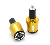 2 Piezas Tapón para Manillar De Moto，Motocicleta Mango antivibración Bar Extremo de tapón Extremos paraSuzuki DR650 DR 650 S SE Bandit Universal 7/8" 22MM-Gold
