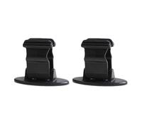 2 Piezas Tarjetero Negro ABS para Acceso Rápido de Tarjetas | Expositor para Coche, Tarjetas y Permiso de Conducir, Superficie Lisa, Uso en Peaje y Habitáculo