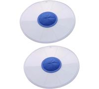 2 Piezas tazón for Mezclar Salpicaduras batidor de Huevos Cubierta contra Salpicaduras Cubierta antisalpicaduras Protector de Huevos Protector contra Salpicaduras de Huevos Protector for Hornear Tapa
