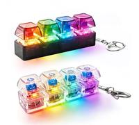 2 Piezas Teclado Fidget Toys, Juguete Fidget para Teclado, Teclado Antiestres, Teclado Fidgets Clicker 4 Botones, Mini Teclado Desestresante per Alleviare lo Stress, Tempo Libero, Ufficio (A)