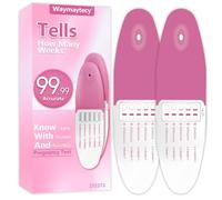 2 Piezas Test de Embarazo, Detección Temprana, Pruebas de Embarazo Envueltas Individualmente, Detección Rápida, Test Higiénicos para Planear el Pregnancy