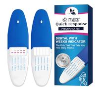 2 Piezas Test de Embarazo, Pruebas de Embarazo alta Sensibilidad, Prueba De Embarazo Fácil De Usar Detección Temprana, Pregnancy Test, Prueba de Embarazo Resultado Rapido