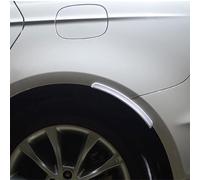 2 Piezas Tira Cejas Neumáticos Ruedas Coche para Renault Austral E-Tech Hybrid Esprit Alpine SUV 2022-2025, Rueda Arco Molduras Tiras Protectore, Paso Guardabarros Adhesivo,White