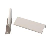 2 Piezas Tiradores Armario Oculto Manijas Invisible Manillas Cajón Colorido Perilla Tocador,Asas de gabinete mango de Cocina,picaportes Dormitorio,Manija barral (200mm,Gris claro 2)