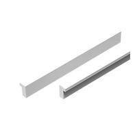 2 Piezas Tiradores de Gabinete Blanco Perillas de Cajones Aluminio macizo,Pomos Puerta En forma de L,picaportes para Mueble Asa de proa armario,Mango Baño Manijas Cocinas (120mm)