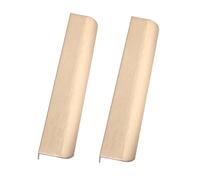 2 Piezas Tiradores de Muebles,Manijas en Cocinas,Ahorro de espacio Manijas de Cajones Aluminio,Tiradores de Puerta de Cajón,Tiradores Ocultos Armarios,Armario para vino (1200mm,Oro cepillado)