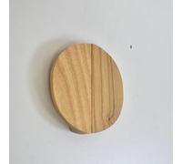 2 piezas Tiradores habitación infantil Media luna Manijas armario Manillas cajón Madera maciza picaportes cocina mango Media caña Asas gabinete pomo dormitorio (Fresno)