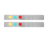 2 Piezas Tiras Magnéticas Adhesivas de Hierro con Hebillas, para Corcho | Instalación sin Herramientas, Fijación y Retirada Rápidas, Estilo Moderno y Limpio, para Tarjetas y Paneles Color Aleatorio