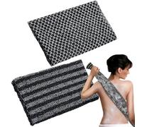 2 Piezas Toalla Exfoliante Japonesa De Espalda Paño Largo Para Limpieza Corporal y Masaje Cepillo De Esponja De Red Africana Exfoliante Toallas Paño Exfoliante Para Hombres y Mujeres, Limpieza y Spa