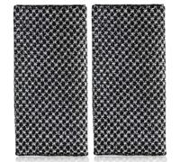 2 Piezas Toallas exfoliantes, Estropajo Exfoliante de Espalda para la Ducha, Limpiador Corporal Exfoliante, Toalla Coreana, Japonesa y Africana, Suave de Pieles Muertas Accesorios de Baño (Negro)
