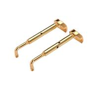 2 Piezas Tornillo de Mentonera para Viola y Violín, B15 Dorado
