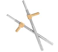 2 Piezas Tornillo para Violín de Metal, Pequeño y Compacto | Cabeza de Estilo Surtido, Ligero Manejo Sencillo, Piezas de Montaje para Cuerda, Accesorio Profesional Estilo Aleatorio