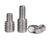 [2 piezas] Tornillo reductor de acero inoxidable 304, M3-M16, pernos de cabeza grande y pequeña, tornillo de conversión, tornillo reductor-M12 * 25-M16 * 25 [2 piezas]