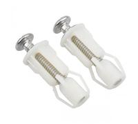 2 Piezas Tornillos para Asiento de Inodoro, Tornillos de Fijación de Orificio para Inodoro, Tornillo de Expansion para Tapa WC, Fijaciones Asiento Inodoro