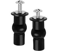 2 Piezas Tornillos Tapa WC,Fijación Bisagra Asiento Tornillos Inodoro,Universal,Material de Goma,para Tapa de Inodoro (Estilo 1)