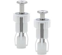 2 Piezas Tornillos Tapa WC,Fijación Bisagra Asiento Tornillos Inodoro,Universal,Material de Nailon,para Tapa de Inodoro (Estilo 2)