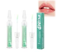 2 Piezas Transparente Lip Oil, Essence Gloss Brillo de Labios Voluminizador, Sabor a Fruta Lip Gloss Gloss Labios, Lip Plumper, Nutritivo e Hidratante, Apto para Todo Tipo de Piel