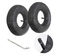 2 Piezas Tubos Interiores 3.50-8 Carretilla Recta válvula con Palanca de neumático para Carretilla Saco camión Carretilla Ruedas