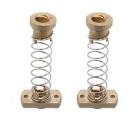 2 Piezas Tuercas Anti-Retroceso con Resorte, Eliminación de Tuercas de Latón con eje Z Acme para Ender 3s 3 Pro V2 CR10 Tornado Impresora 3D