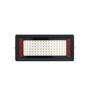 2 piezas Ultra delgada de inundación 5 0W 100W LED Luz de inundación al aire libre IP65 Impermeable DIRIGIÓ Lámpara de calles iluminación paisajista ,Excelente disipación del calor(Warm,100W BLACK SHE