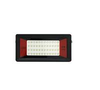 2 piezas Ultra delgada de inundación 5 0W 100W LED Luz de inundación al aire libre IP65 Impermeable DIRIGIÓ Lámpara de calles iluminación paisajista ,Excelente disipación del calor(Cool,50W BLACK SHEL