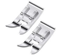 2 Piezas Universal para Máquinas De Coser Multiusos Prensatelas Pie Recto Zigzag Pie Multifuncional Accesorios Adecuados para Todas Las Máquinas De Coser Singer Brother Janome Y Babylock con Vástago
