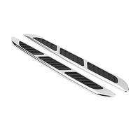 2 piezas universales de ventilación de capó cromado, cubierta lateral para capó de coche, puerta lateral, tiburón, cubierta decorativa, rejillas de ventilación de capó + rejillas de ventilación para