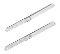 2 Piezas Varilla Reforzada de Aleación de Aluminio | Simple de Operar, Instalación Fácil y Flexible, No se Deforma, Color Plata