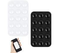 2 Piezas Ventosas de Silicona, Soporte para Teléfono Móvil, Soporte para Teléfono con Ventosa, Funda para Teléfono con Ventosa, Ventosa Móvil para Teléfono Auto, para Teléfonos Móviles, Conducción