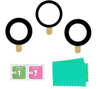 2 Piezas Vidrio Compatible para iPhone 12 Pro MAX Lente de Cristal de la Principal Cámara Trasera de Repuesto con Adhesivo, de la Objetivo Posterior Reemplazo Lentes Adhesivo preinstalado