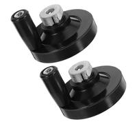2 Piezas Volante Manual para Fresadora con Manija Giratoria, 5/16 | Diseño Redondo con Tornillo Superior, Superficie Lisa, Ajuste Manual Preciso