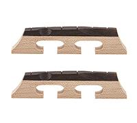 2 piezas Yootones Banjo Estándar Madera Puente Banjos Accesorios para 6 Cuerdas Banjo Puente Parte
