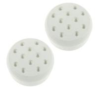 2 piezas Zapata de Freno Ajustable para Patines de Cuatro Ruedas adultos | Aleación de Aluminio y Goma, Tornillos 15,2mm, Control Máximo para Pista y Skate Park