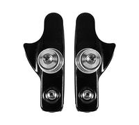 2 Piezas Zapatas de Freno de Carretera de Aleación de Aluminio Pastillas de Freno Estilo Cajón para Bicicleta de Montaña Pastillas de Freno Duraderas de Alta Resistencia para (Negra)