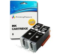 2 Pigmento Negro Compatibles PGI-580XXL PGBK Cartuchos de Tinta para Canon Pixma TR7550, TS6151, TS6251, TS6350, TS6351, TS705, TS8152, TS8251, TS8252, TS9550, TS9551, TS9551C | PGI-580PGBK XXL