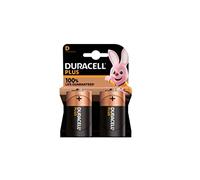 2 pilas alcalinas Duracell D Plus LR20 MN1300 (1 blíster de 2 baterías) 2 pilas