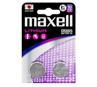 Batería Maxell 12239200 CR2025 Litio 3V Pack 2 unidades 170mAh