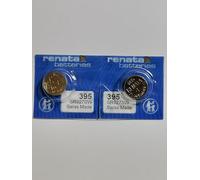 2 pilas Renata para reloj de pulsera, fabricación suiza, de dióxido de plata, sin mercurio, 1,55 V, larga vida útil