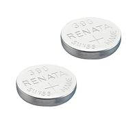 2 pilas Renata para reloj de pulsera, fabricación suiza, de dióxido de plata, sin mercurio, 1,55 V, larga vida útil