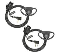 2 pin Auriculares con Mic PTT para personal de seguridad y guardaespaldas | Compatibles con Midland G7 pro G8 G9 pro M24 M24 Plus M48 M99 G6 XT G7 XTR