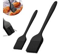 2 Pinceaux en Silicone, Pinceau à Pâtisserie 26,5 + 20,3 cm, Pinceau à Pâtisserie BBQ, Pinceau à Pâtisserie en Silicone, Pinceau à Gril, Pinceau à Pâtisserie, pour la Cuisson, la Cuisson