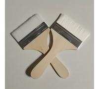 2 pinceles de lana de - grande para aplicación fácil en pinturas al latex, acrílico y aguada sobre muros y suelos