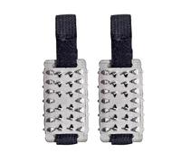 2 pinchos de hielo para zapatos, 26 pinzas, agarre de tracción de invierno, para invierno, desplazamientos, senderismo, , paseos, trabajo al aire libre, escalada, montañismo, mañana