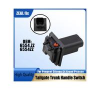 2 pines Botón de cambio del maletero Botón del portón trasero Botón del portón trasero para Peugeot Citroën C4 Grand Picasso 6554.ZZ 6554ZZ