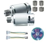 2 piñones de motor de 12 V # 7R (19T) RS550 30000RPM de alta velocidad 00968-9015, engranajes de acero, ruedas de potencia, actualización de coche para Fisher Price/Jeep Wrangler Hurricane/Ford f150